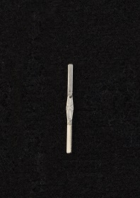 C90041  Single Star Straight Link 8X8mm Chrome